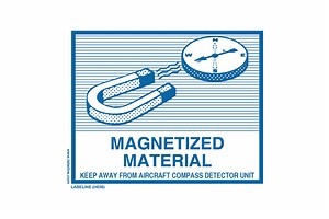 Magnetized Material Label - Code H036