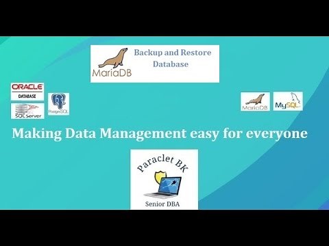 Backup and Restore MariaDB Database using Mariabackup