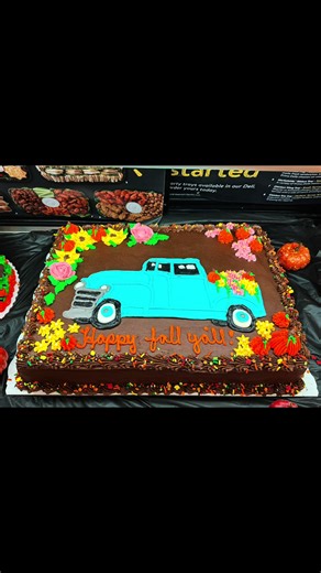 Fall Truck Cake Decorating Guide