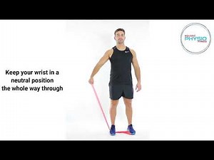 Lateral raise (theraband)