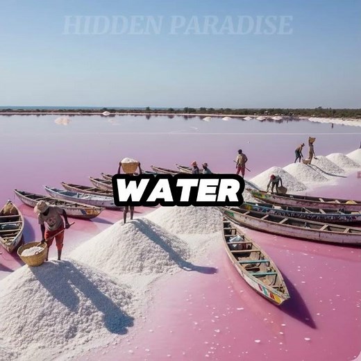 The Hidden Pink Lake of Senegal – Africa’s Colorful Paradise 🇸🇳💗