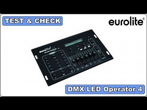 Test & Check - Eurolite - DMX LED Operator 4