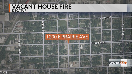 Crews respond to vacant house fire in Decatur