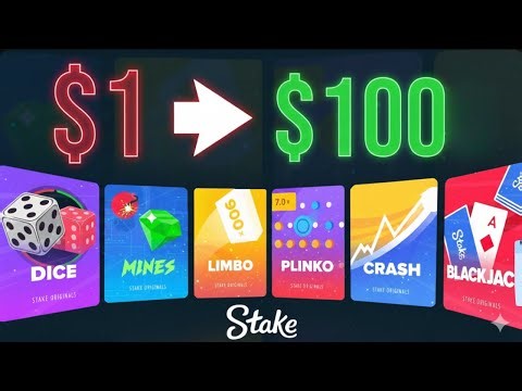 $1 to $100 Challenge on Stake.COM! 30 Day Challenge (Day 1)