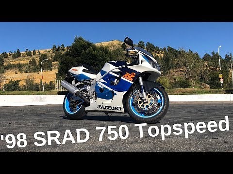 Suzuki GSXR 750 SRAD - Top speed