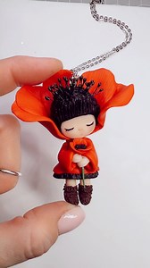 2.2K views · 97 reactions | Well, here she is—my little Poppy Flowerette!  It took a few late nights, but I think she turned out pretty cute. What do you think?Find her here: www.ruby-creations.com #HandmadeArt #PolymerClay #ArtDoll #UniqueGift #Flowerette | Ruby creations | Facebook