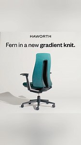 You've never seen an office chair like this — because we're the first to do it. Meet Fern in our new gradient knit. ​ | Haworth