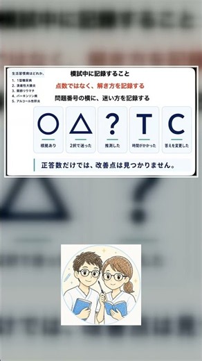 言語聴覚士国家試験対策 模試中に記録すること #言語聴覚士 #リハビリテーション #勉強