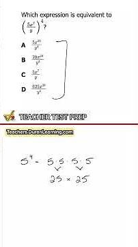 FTCE Math: Fraction Exponents Made Easy