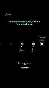 Neural Network Math Made Easy 🤯 | It’s Simpler Than You Think! #ai #datascience #machinelearning