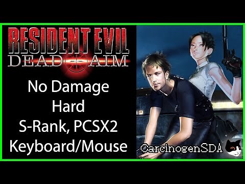 Resident Evil: Dead Aim (PS2) - No Damage Hard (S-Rank, PCSX2, Keyboard/Mouse)