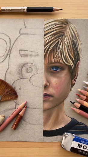 I wanted to draw realism and fnaf #fnaf #fivenightsatfreddys #fnafmovie #art #drawing #fyp #foryou