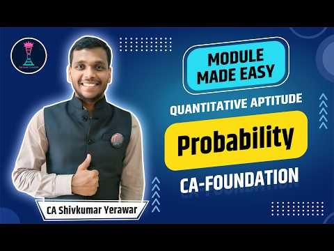 Probability Module solution Additional Question Bank | One Shot | Statistics | CA Shivkumar Yerawar