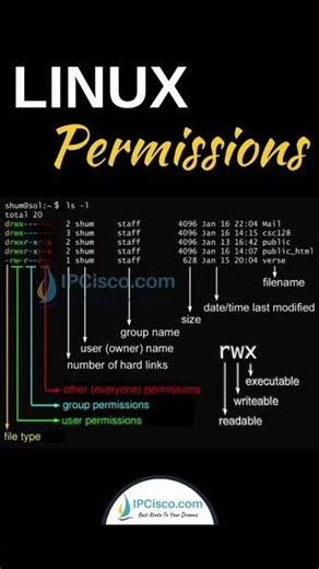 LINUX FILE PERMISSIONS YOU SHOULD KNOW!!!♻️