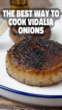 Pan Seared Vidalia Sweet Onions | National Onion Ring Day Alternative