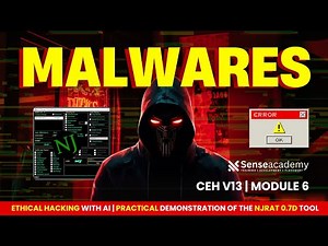 CEH v13 Module 6 | Malware Attack Explained! NJRat Practical Demo & Types of Malware
