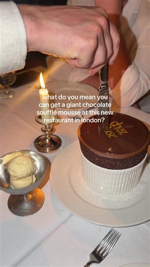 Giant Chocolate Soufflé Mousse Mayfair – Chez Rose London