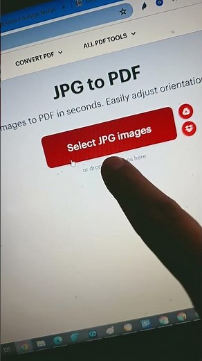 How to convert JPG images to PDF quickly and for free #help #hacks #study #pdf
