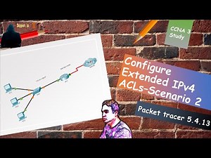5.4.13 Packet Tracer – Configure Extended IPv4 ACLs – Scenario 2