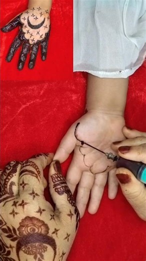 beautiful and attractive moon mehndi design#hennadesigns #henna #mehndidesign #mehndi