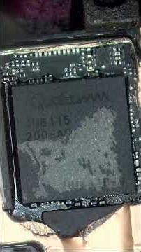 Cutting the Shield Can and Removing the CPU on Oppo A3x