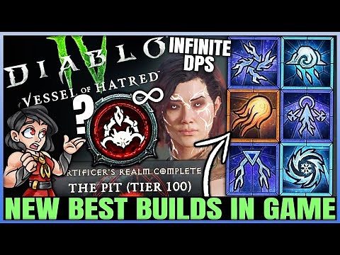 Diablo 4 - ULTIMATE Top 5 Best HIGHEST DAMAGE Season 6 Sorcerer Builds! (Endgame Best Build Guide)