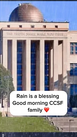 Let’s be thankful. | City College of San Francisco