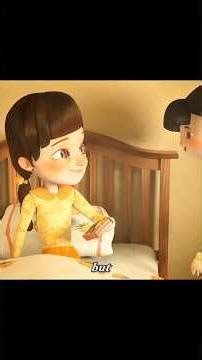 Girl gets her homework done by a doll