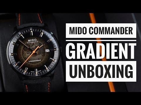 Mido Commander Gradient Unboxing