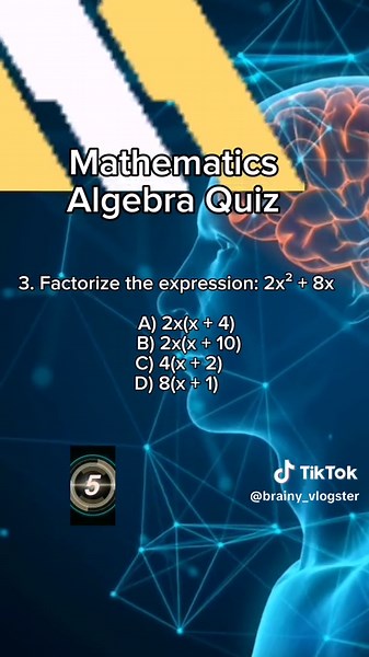 Mathematics: Algebra Quiz 1 #fypシ゚viral #mathematics #algebra #mathquiz