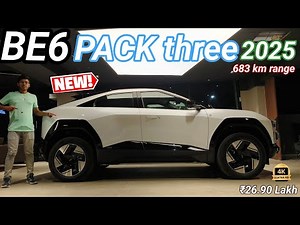 New Mahindra BE6 ⚡2025 newly launched full walk around review 🔥₹26.90 lakh