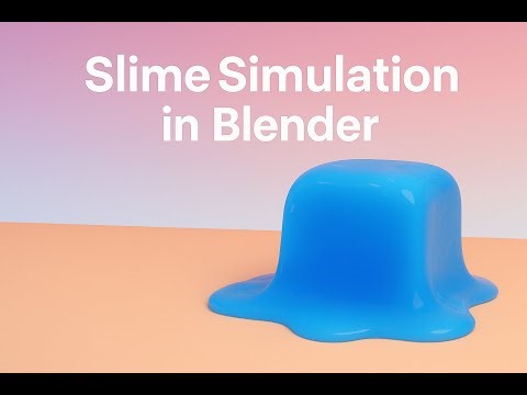 How to make Slime in Blender #tutorial #blender #slime #foryou #discover