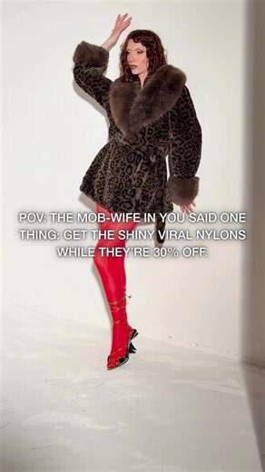 LECHERY® | ULTRA SHINY WEAR ✨ on Instagram: "Your mob-wife aesthetic doesn’t wait — and neither does 30% OFF. A few hours left to shine. 🔥 #LECHERY Link in bio ⚡ • • • • • #shiny #shinytights #shinypantyhose #stockings #stockingslover #pantyhose #pantyhoselegs #pantyhoselover #stockingsgirl #collant #collantlover #hosiery #hosieryfashion #hosierylover #lecherynewyork #christmas #nyfw #nyc #fyp #xyzbca"