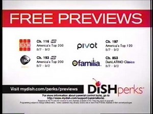 Dish Network Free Preview Listings August 2014