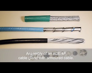 How to install Capri ADE 4F cable gland with armoured cable - Crouse-Hinds series - Eaton videos