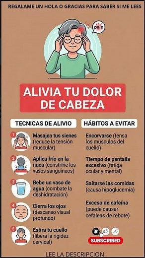 ✅️ALIVIA TU DOLOR DE CABEZA