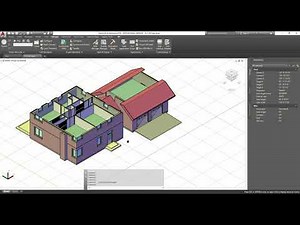 Autocad Architectural 2019 - Creating 3d view and sections