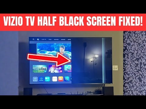 Vizio TV Half Screen Black? EASY Fix That Actually Works