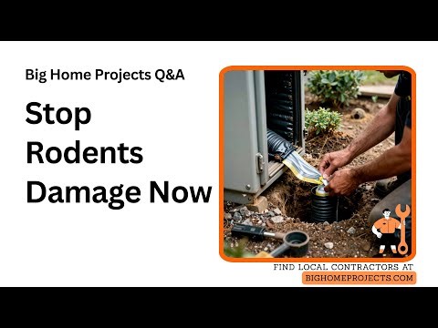 Geothermal Loop Rodentproofing and Mechanical Seal Fix
