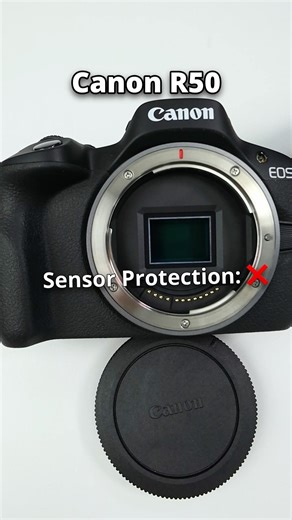 Does it have a Sensor Shield? Canon R50 vs R10 vs R7