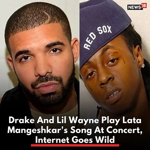 An old video of Canadian rapper Drake and American rapper Lil Wayne performing on stage has surfaced on the internet. The short clip posted on Instagram shows the artists using a remixed version of late singer Lata Mangeshkar's iconic song, Didi Tera Devar Deewana. Posted on Instagram by user Chirag Gandhi, the caption of the video reads, "Drake and Lil Wayne showing respect to Lata Mangeshkar, history in the making for the desis community." #drake #lilwayne #latamangeshkar #didteradevardeewana 