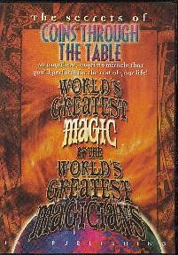 Ｃｏｉｎｓ　Ｔｈｒｏｕｇｈ　Ｔａｂｌｅ（Ｗｏｒｌｄ’ｓ　Ｇｒｅａｔｅｓｔ　Ｍａｇｉｃ）ＤＶＤ-マジックショップ マジックファンタジア