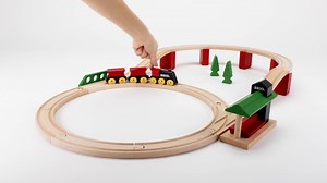 Watch BRIO World - 33424 Classic Deluxe Railway Set on Amazon Live