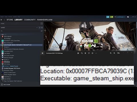 Call of Duty Warzone 2.0/Modern Warfare II: Fix Game Steam Ship Exe Error On PC