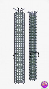This video demonstrates the detailed reinforcement cage of a Cast-in-situ Pile. It shows the vertical longitudinal bars and the spiral ties (helical reinforcement) designed to provide structural stability and resist lateral loads deep underground. Understanding these details is essential for deep foundation engineering and ensuring the safety of heavy structures. CiviL Engineers #CivilEngineering #Construction #Foundation #DeepFoundation #CastInSituPile #StructuralEngineering #BuildingConstructi