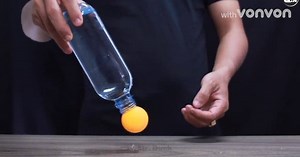 28K views · 19 reactions | Ping pong tricks and experiments, fun for kids! Credit: Mr. Duck | Vonvon US | Facebook