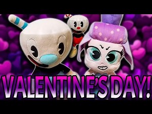 Cuphead Plush: Mugman and Cala Maria's Valentine's Day