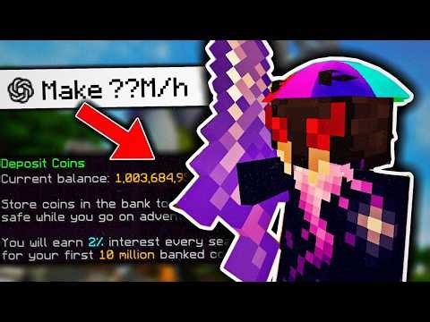 Testing AI's best money making methods... (Hypixel Skyblock)