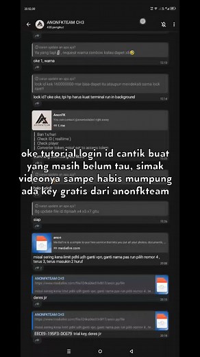 tutorial make login ke akun id cantik di EPEP 🤓☝️ #freefire #idcantikff #termux #anonfkteam #ExecNoxx termux-setup-storage pkg update && pkg upgrade -y pkg install python -y python -m pip install --upgrade pip python -m ensurepip --upgrade pip install requests pip install pycryptodome python -m pip install pycryptodome pip install colorama python -m pip install colorama pkg install clang -y pip install psutil python -m pip install psutil apt update && apt upgrade pkg install python2 pkg install