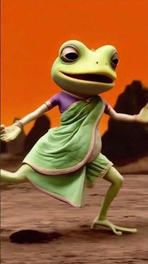 Alien Frog Dance #aliendance #frogdance #funnydance